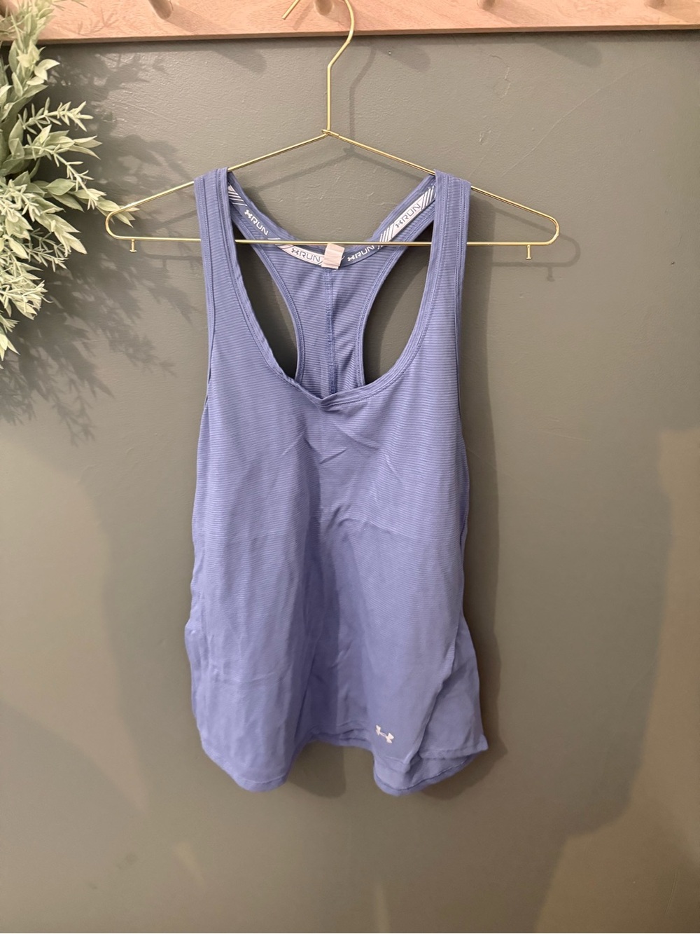 Under Armour Light Blue Racerback Performance Tank